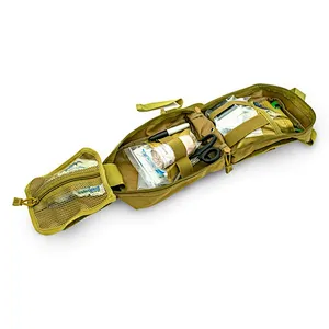 Oripower convenient first aid kits outdoor portable emergency backpack with medical accessories for person